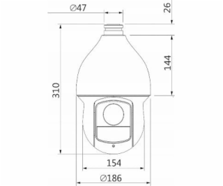 Technológia Dahua 4 v 1 KAMERA DAHUA SD59225DB-HC