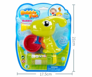 Bublifuk Dinosaurus s náplňou 60 ml - zelený