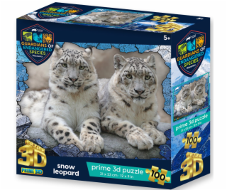 PUZZLE - GES Snežné leopardy 100 dielikov