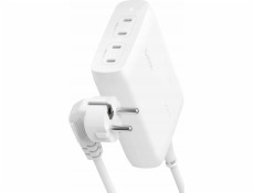 BELKIN WALL CHARGER 4X PORT USB-C GAN 200W, WHITE