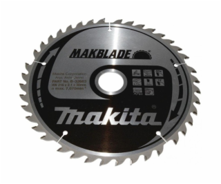 Makita kotouč pilový dřevo MAKBLADE 216x2.1x30mm 40Z (B-3...