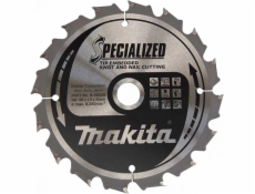 Makita kotouč pilový dřevo SPECIALIZED se zapuštěnými zuby 165x2x20mm 16Z (B-33037)