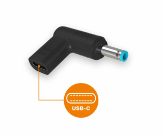 USB-C napájecí redukce 4.5*3.0mm pro notebooky HP