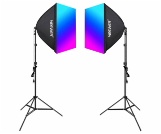 Sada Neewer NK800 dva softboxy + žiarovky RGB 24W 2700-65...