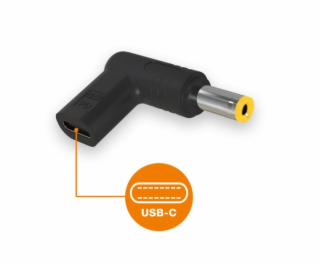 USB-C napájacia redukcia 5,5x2,5 mm pre notebooky Acer/As...