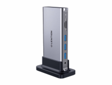 Dokovacia stanica Lention AV USB-C sivá