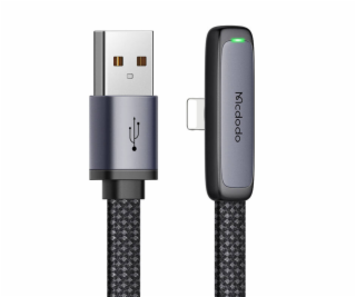 Mcdodo CA-2791 USB na bleskový angle cable, 1.8m (black)