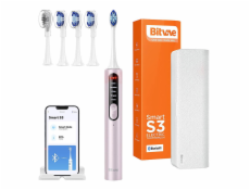 Sonic toothbrush with app, tipy set a travel etui S3 (pink)