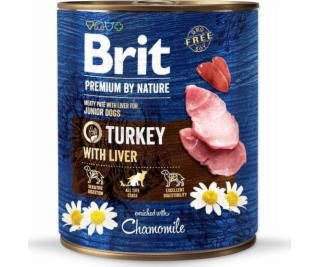 BRIT Premium by Nature Junior Turkey with liver - Mokré k...