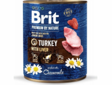 BRIT Premium by Nature Junior Turkey with liver - Mokré krmivo pre psov - 800 g