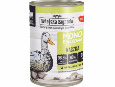 WIEJSKA ZAGRODA Monoproteín Duck - mokré krmivo pre mačky - 400g