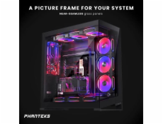 Phanteks NV Series NV9 E-ATX-Gehäuse, Tempered Glass, ARGB - čierna