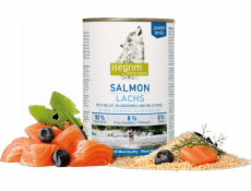 ISEGRIM Junior Salmon - vlhké krmivo pre psov - 400g