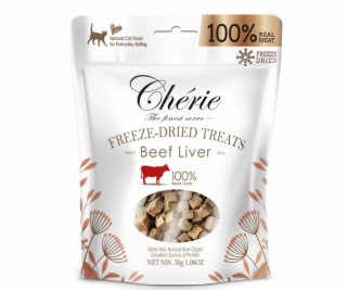 CHERIE Freeze-dried beef liver pieces - maškrta pre mačky...