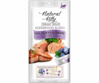 NATURAL KITTY Superfood Blend Tuna, salmón a blueberry - ...