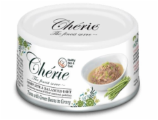 CHERIE Tuna with green beans - mokré krmivo pre mačky - 80g