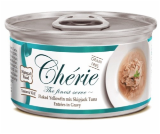 CHERIE Tuna in gravy - mokré krmivo pre mačky - 80g