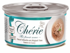 CHERIE Tuna in gravy - mokré krmivo pre mačky - 80g