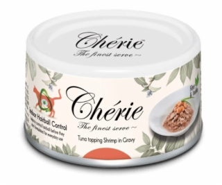 CHERIE Tuna and shrimp mix - mokré krmivo pre mačky - 80g