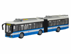 Trolejbus kĺbový modro-biely 1:16