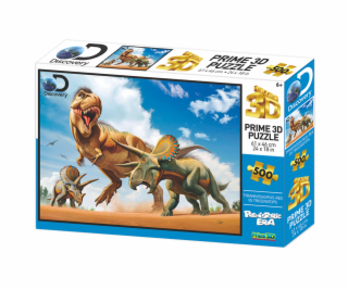 PUZZLE - T - rex verzus Triceratops 500 dielikov