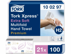 Sponky Tork Xpress - Extra měkký čtyřpanelový ručník - Premium