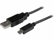 StarTech USB-A - microUSB USB kabel 3 m černý (USBAUB3MBK)