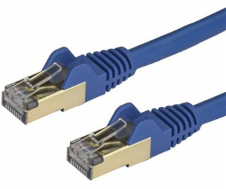 Patchcord StarTech CAT6A, STP, 1m, modrý (6ASPAT1MBL)