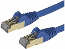 Patchcord StarTech CAT6A, STP, 1m, modrý (6ASPAT1MBL)