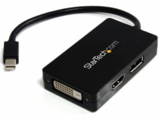 StarTech DisplayPort Mini AV adaptér - HDMI - D-Sub (VGA) - DVI-D černý (MDP2DPDVHD)