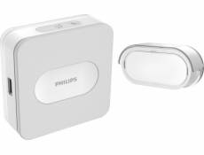 Philips WelcomeBell Plugin bezdrátový zvonek, 4 melodie, USB nabíječka, provozní dosah max. 300 m, 531115