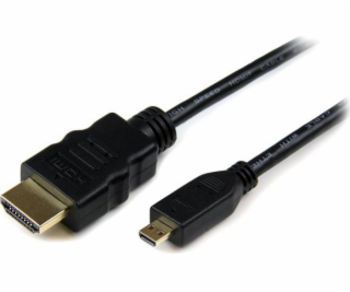 StarTech HDMI Micro - HDMI kabel 1m černý (HDADMM1M)