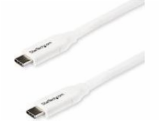 StarTech USB-C - USB-C kabel USB 2 m bílý (USB2C5C2MW)