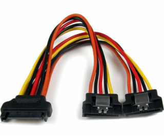 StarTech SATA 15-pin - SATA 15-pin x2, 0,15 m, vícebarevn...