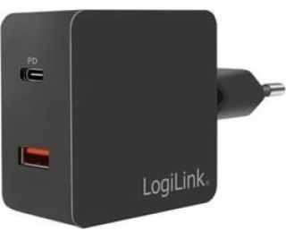 LogiLink nabíječka 1x USB-A 1x USB-C (PA0220)