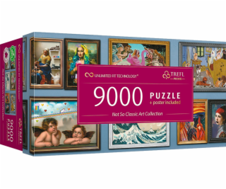 Trefl Puzzle 9000 dílků UFT Ne tak klasická sbírka umění