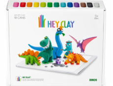 Tm Toys Hey Clay - Plastová hlína Dinosauři HCLSE006