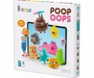 Tm Toys Hey Clay - POOP OOPS clay + příslušenství HCL16177