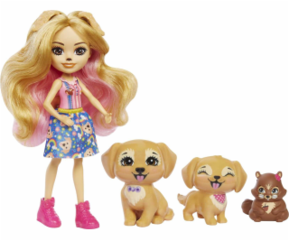 Mattel Doll Enchantimals Family Dogs Retrívři HHB85