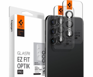 Spigen Glass EZ Fit Optik Pro 2 Pack, černá - Samsung Gal...