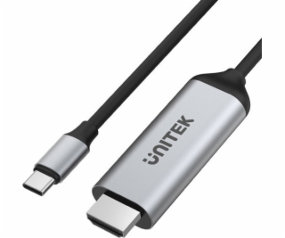 Unitek USB-C – HDMI kabel 1,8 m stříbrný (V1423A)