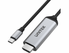 Unitek USB-C – HDMI kabel 1,8 m stříbrný (V1423A)