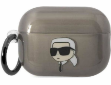 Pouzdro Karl Lagerfeld KKLAP2HNIKTCK Apple AirPods Pro 2 černo/černé Pouzdro Ikonik