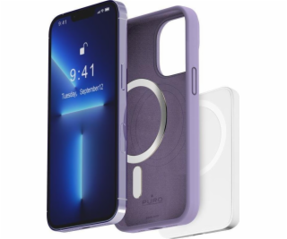 PURO ICON MAG - iPhone 14 Pro MagSafe Case (Tech Lavender)