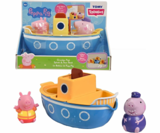 Tomy TOMY TOOMIES - PEPPA PIG - ZÁBAVA NA LODĚ - E73414