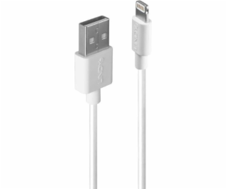 Lindy USB-A USB kabel – 3 m bílý (31328)