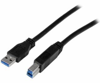 StarTech USB-A - USB-B USB kabel 2 m černý (USB3CAB2M)