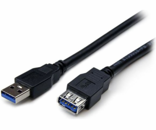 StarTech USB-A - USB-A kabel USB 1 m černý (USB3SEXT1MBK)