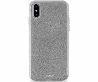 Kryt Puro PURO Glitter Shine - iPhone Xs Max Case (stříbrný)