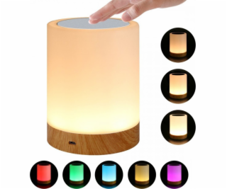 Stolní lampa Techly bezdrátová RGB dotyková